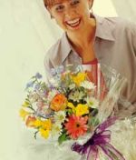 Edmonton Florist, Fresh Cut  Hand Tied Bouquet/013