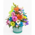 Edmonton Florist, Spring Sunday Flowers- Tulips,Daisies,Carns,Lily,Willow/909